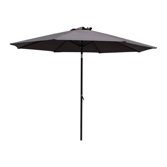 Umbrella International Caravan St. Kitts, 305 cm, aluminio, color gris