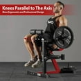 thumbnail image 6 of Syedee 4 IN 1 Leg Extension and Curl Machine, 450 lbs Adjustable Leg Curl with Plate Loaded, Leg Extender for Home Gym, 6 of 10