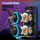 thumbnail image 2 of Altavoces Bluetooth para fiestas ROXAAN Dual de 30 cm con micrófono y luces de 40 W, 2 of 8