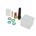 thumbnail image 4 of 8Pcs TIG Welding Torch Kit Gas Lens Heat Resistance Glass Cup Sealing Ring Set for WP‑9/20/25, 4 of 14