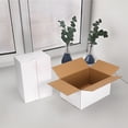 thumbnail image 7 of 10x7x5 White Foldable Corrugated Shipping Box Set of 40, Easy Assembly for Storage & Mailing, 7 of 7