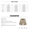 thumbnail image 4 of Men's Survivor Belted Cargo Short-Reg Men's Heavy Duty Cargo Shorts with Adjustable Belt Loop and Multiple Pockets, Durable Cotton Blend for All Day Wear Army Green L, 4 of 8