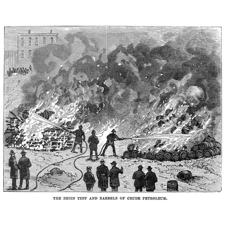 Firefighting 1876 Nfirefighters Demonstrating How To Extinguish Fires Of Burning Resin And Petroleum At 59Th Street And 11Th Avenue In Manhattan Using The Hastings System For Fighting Fires Wood (Best Wood To Use For Wood Burning)