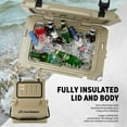 thumbnail image 2 of EchoSmile 25 qt. Rotomolded Cooler in Khaki, 2 of 5