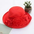thumbnail image 2 of Derby Hats for Women: Women Church Hats, Summer Travel Wedding Church Fascinator Flower Hat, Tea Party Hat, 2 of 10