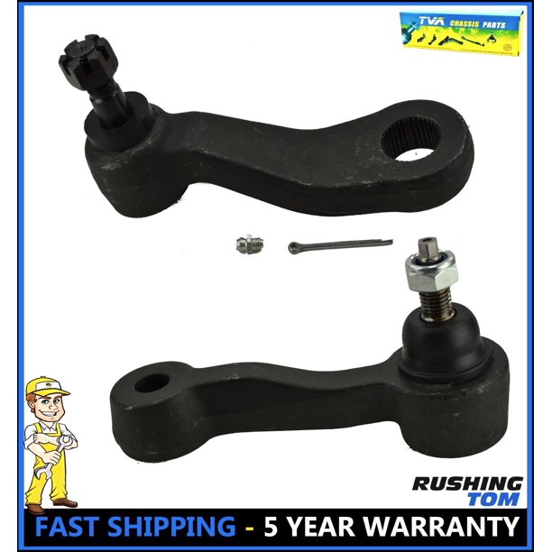 2 Front Idler Arm & Pitman Arm fits 2004 2005 2006 2007 GMC Sierra 1500