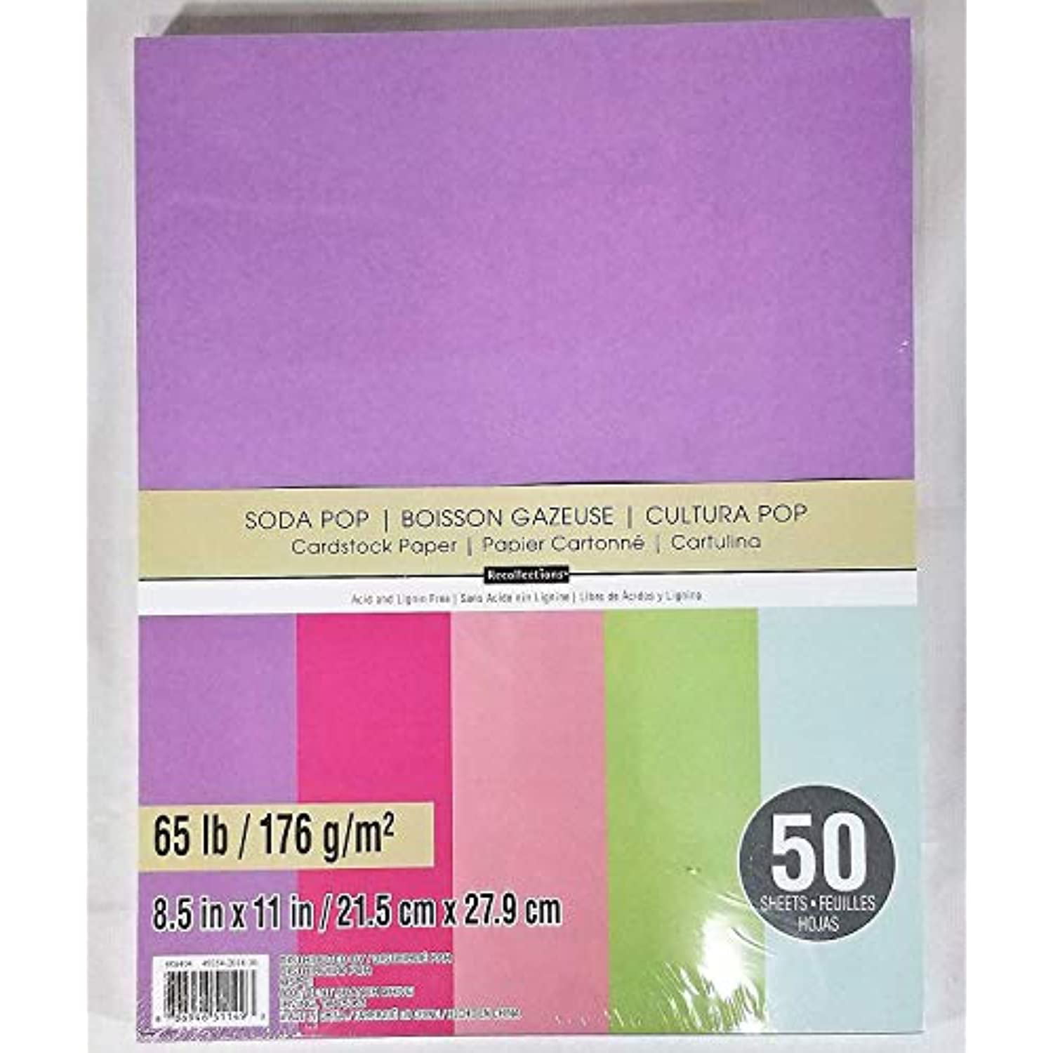 Primary 8.5 x 11 Cardstock Paper by Recollections®, 50 Sheets