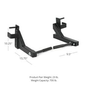 Titan Fitness Y-Dip Bar Fits T-3 Series Power Racks, Rack Mounted Dip Attachment, 500 LB Capacity