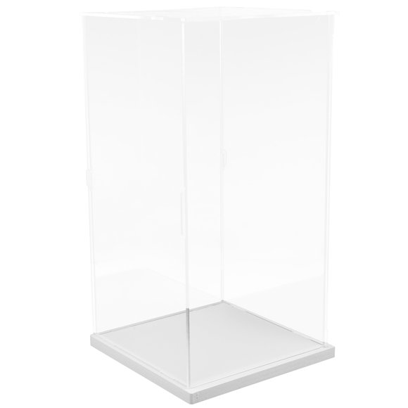 SHISUYAN Acrylic Clear Display Case Box Collectible Action Figures Show Display Box for Table