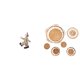 thumbnail image 1 of Figuras de payasos,Estatua de payaso,escultura,adorno de mesa,Manualidades de pared,Decoración de pared colgante. Ratán tejido artesanal.,Juego de decoración de pared Adorno decorativo para, 1 of 8