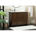 thumbnail image 2 of Elegant Kitchen and Bath 42 inch Single bathroom vanity in expresso with backsplash, 2 of 8