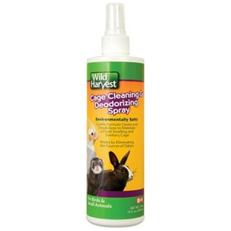 Wild Harvest Cage Cleaning & Deodorizing Spray, 16 oz.