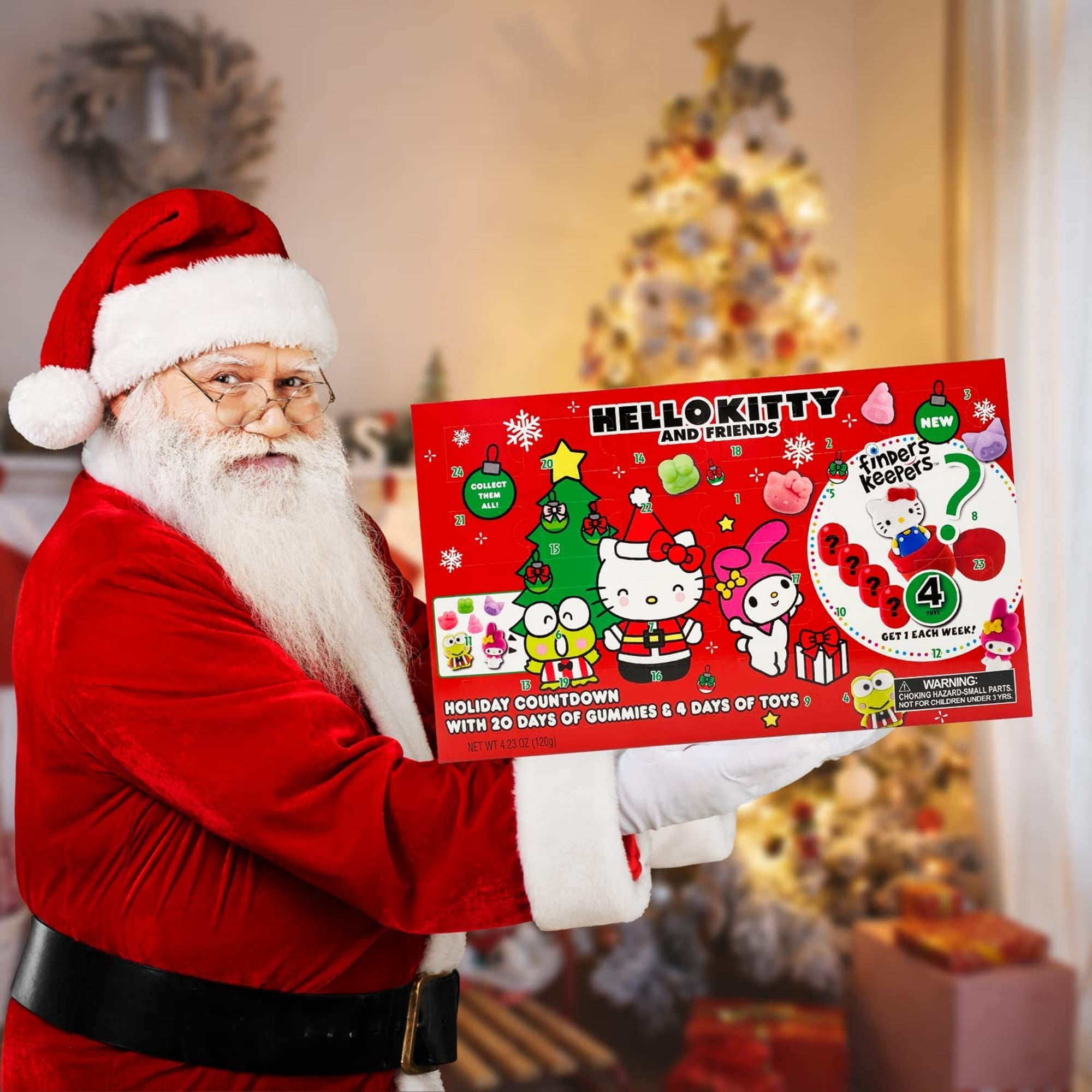 Hello Kitty Finders Keepers Advent Calendar, 2022 Countdown to Christmas with Gummy Candies and Toys, 24 Days - Walmart.com Hello Kitty Finders Keepers Advent Calendar, 2022 Countdown to Christmas with Gummy Candies and Toys, 24 Days - Walmart.com