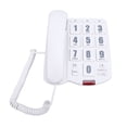thumbnail image 1 of Teléfono Con Botones Grandes para Personas Mayores - Botones de Marcacia rápida, Control de Volumen, Alerta Intermitente, Rellamada, Teléfono Fijo Con Cable para Discapacidad, 1 of 7