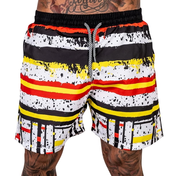Pantalones cortos de playa con estampado de colores de verano a la moda para hombre Fridja fhjkhfk457770