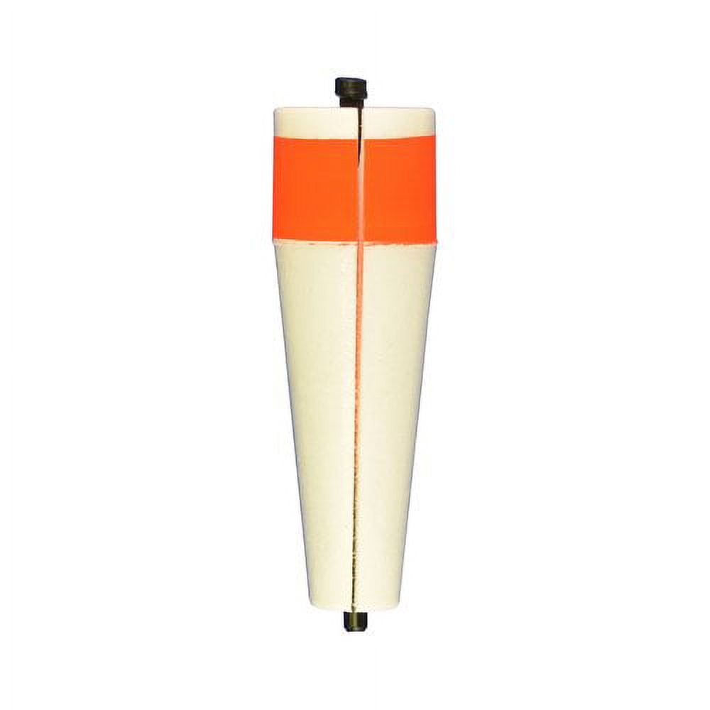 (8 pack) Comal Unweighted Slotted Popping Fishing Float, Red/White, 2-inch