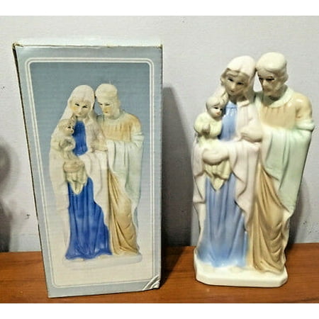 Holy Family Porcelain - Singer Gifts Vintage Holy Family Porcelain Statue