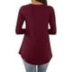 thumbnail image 5 of Blusas informales sueltas de manga larga para mujer, blusas plisadas con Panel de encaje Fridja  bvmnju2502, 5 of 7