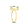 thumbnail image 3 of 4.50 CT Marquise Cut White Cubic Zirconia Solitaire Engagement Ring In 14K Yellow Gold Over Sterling Silver (Color: White, Clarity: VVS1-VVS2, 4.50 Cttw) -4.5, 3 of 6