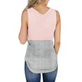 thumbnail image 3 of Blouses Sans Manches Décontractées pour Femmes à Boutons Col en V, 3 of 5