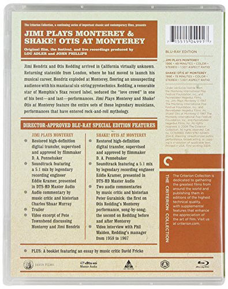 Plays Monterey and Shake Otis at Monterey (Criterion Collection) (Blu-ray) - image 2 of 2