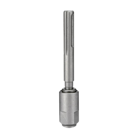 Adaptador de mandril SDS a SDS Plus, convertidor de taladro, extensión de acero universal, potencia Plata