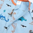 thumbnail image 5 of ATAIKU Infant Baby Boys Short Sleeve Romper 3M-3T Newborn Soft Cotton 2 Way Zipper Jumpsuit Toddler Summer Bodysuit - Dinosaur, 5 of 10