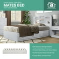thumbnail image 5 of American Furniture Classics Twin Sized White Mates Bed with Two Drawers, 5 of 6