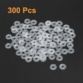 thumbnail image 2 of Uxcell 11mm O.D. 1mm Thick Nylon Flat Washers for M3.5 Screw Bolt, 300 Count, 2 of 6