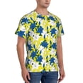 thumbnail image 2 of Qekee Lilies Flowers Classic Fit T-Shirt Men's Shirt Men's Tight Short Sleeves for Exercise, Running, Mountaineering - Lilies Flowers, 2 of 9