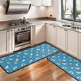 thumbnail image 3 of Kitchen Rugs Sets Of 2,Blue Cartoon Unicorn Rainbow Cloud Star Balloon Anti Fatigue Kitchen Mat Rugs Non Slip Washable,Decorative Kitchen Floor Mats for Kitchen,Sink,Laundry,17"x47"+17"x47", 3 of 5