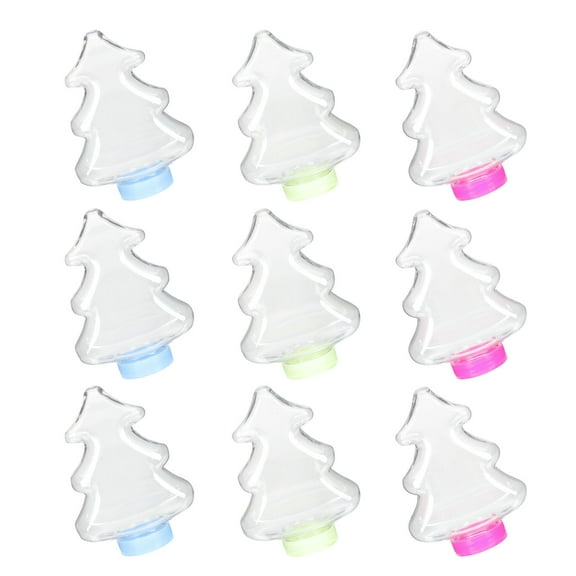 MEIBUTYUP 25-Piece Christmas Candy Storage Boxes with Festive Xmas Tree Design, Plastic Containers for Holiday Party Decor