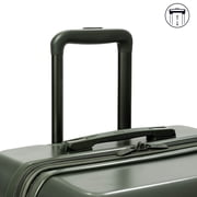 iFLY Rise 2-Piece Hardside Luggage Set, 20 Carry-On & 24 Expandable Checked Spinner, Moss