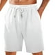 thumbnail image 1 of pstuiky Pantalones cortos para hombre, Pantalones de playa holgados y rectos de talla mediana para hombre, pantalones deportivos casuales de cinco puntos Pantalones cortos para correr para hombre, 1 of 7