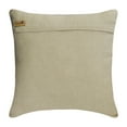 thumbnail image 3 of The HomeCentric Decorative Pillow Covers With Zippers Decorative Grey & Gold Pack of 2 14x14 inch (35x35 cm) Throw Pillow Covers Suede Mosaic & Tassels Throw Pillows For Sofa Mosaic Modern - Traverse, 3 of 5
