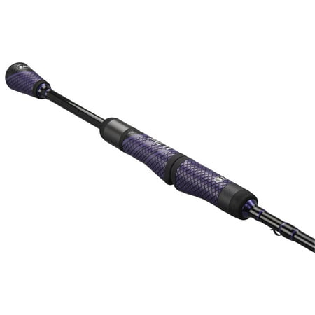 Team Lew s Pro TI Speed Stick Spinning Fishing Rod 6-Foot 10-Inch Med Power XF Action Rod Black/Purple