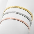 thumbnail image 4 of Personalized Planet Women's Engraved Herringbone Bracelet 7+1", 4 of 5