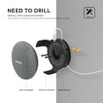 thumbnail image 2 of pitrice ABS Smart Bracket Saving Solution Google Stand Wall Mount Organized For Google Mini Mount For Google Home For E Black, 2 of 6