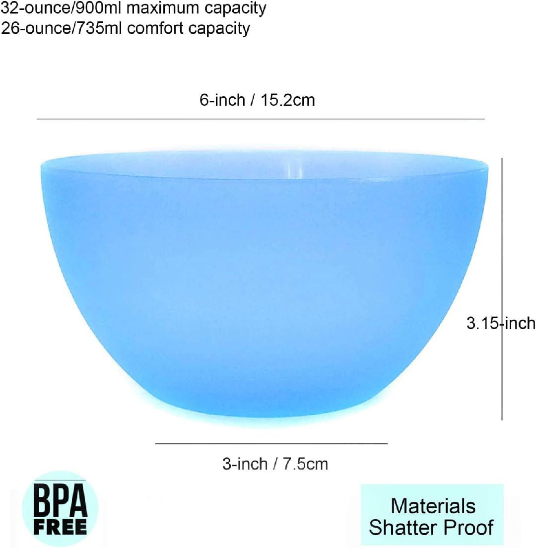 Colorful Plastic Reusable 32 oz Bowls , 6 Pack, 6 PACK - Kroger