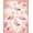 Pink Ivory, Pattern 17, variant on ODIKA Repeating Botanical Stripe Motif Confetti Border Whimsical Wreath Pet Friendly & Kids Safe Play for Playroom, Bedroom, Reading Nook