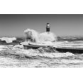 thumbnail image 2 of Springgay, Daniel 32x22 Gold Ornate Wood Framed with Double Matting Museum Art Print Titled - Power Of The Sea, 2 of 4