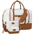 thumbnail image 1 of Bolsa de fin de semana Stuery para mujer con compartimento para zapatos de 40 litros y 2,7 libras, 1 of 9