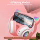 thumbnail image 4 of Auriculares Irfora Auriculares plegables Cat Ear BT 5.0 con efecto de iluminación RGB, unidad de controlador de 40 mm, compatible con conexión por cable AUX / reproducción de tarjetas TF / modo FM, ne Irfora Auriculares, 4 of 7