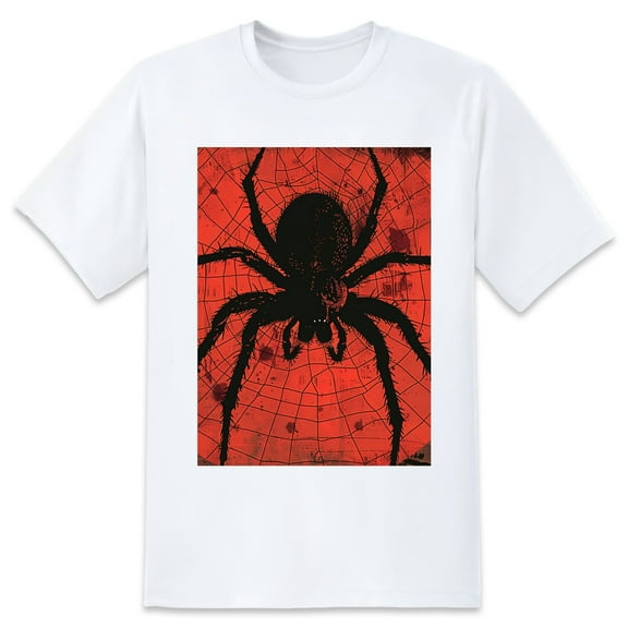 Basic Oversize Tees For WomenSpider Loose Boyfriend Shirts Casual Blouse round neck