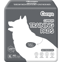 Cocoyo Y21 Puppy Training Pads, Ultra Charcoal Dog Pee Pad (Carbon, XL 28x34 inch, 40ct)