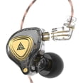 thumbnail image 2 of QKZ ZX3 Auriculares con cable Reducción de ruido portátil In-Ear auriculares Llamadas de voz Ejercicio Auricular caminante con cubierta de silicona Negro sin micrófono Speravity EL014469-01B, 2 of 7