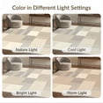 thumbnail image 7 of ODIKA 8'x10' Ultra-Soft Area Rug, Abstract Way Contemporary Geometric Striped Lightweight Throw None Washable, Bare feet friendly, Silk-Touch for Bedroom, Under Sectional, 7 of 7