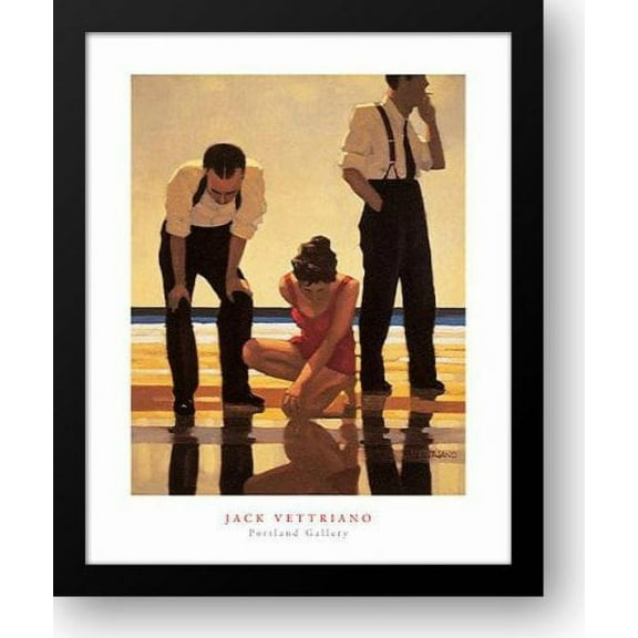 Narcissistic Bathers 20x24 Framed Art Print by Vettriano, Jack
