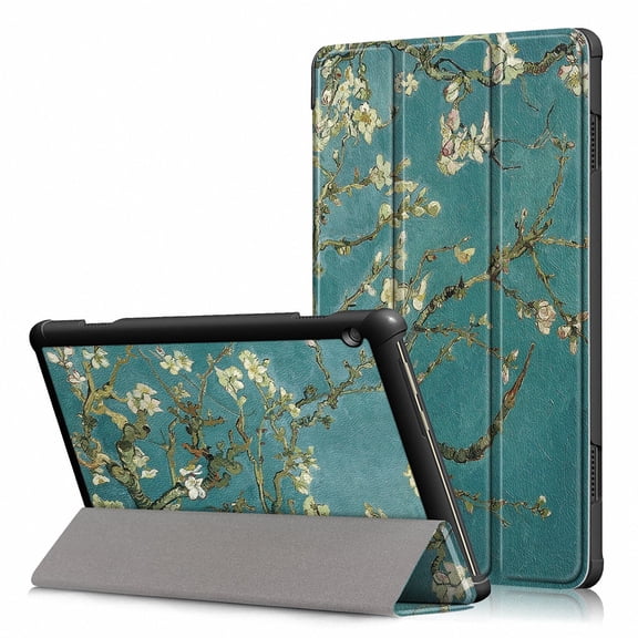 Lenovo Tab M10 Case, Allytech Ultra Slim Lightweight Multi-Angle Viewing Stand Protective Shockproof Folio Flip Scratch Resistant Case Cover for Lenovo Tab M10 10.1 Inch 2018 Released, Blossom