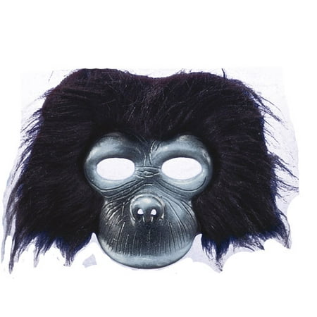 Plush Gorilla Mask Adult Halloween Accessory